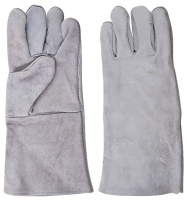 Краги спилковые пятипалые удлин. 350мм FIT Арт. 12454М