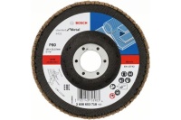 Круг лепестковый BOSCH 125мм K80 Standard for Metal вогнут Арт. 2608603718