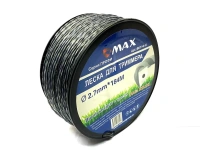 Леска для триммера MAX 2.7мм*184м (Трос витой квадрат DUO TWIST) Арт. B0114-6