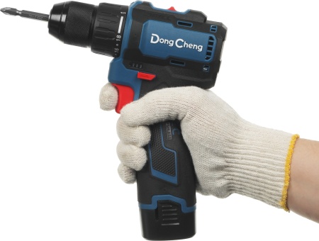 Дрель-шуруповерт аккумуляторная DongCheng DCJZ1604(TYPE E) 16V*2Ah 40Нм 2 АКБ и ЗУ Арт. DCJZ1604(TYPE E)