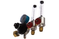 Регулятор универсальный У-30/АР-40-КР1-Р2 (манометр + 2  ротаметра) ДОКА Арт. 05105