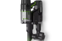 Беспроводной вертикальный пылесос greenworks GD24SVk4, 24v, в комплекте с АКБ 4 А·ч и ЗУ (аккумуляторный, зеленый) + 5 насадок