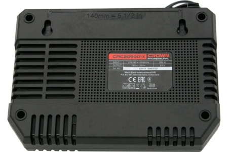 Зарядное устройство CROWN CAC209001X Li-Ion 20В Арт. CAC209001X