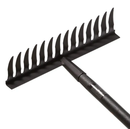 Грабли 14 зубьев FINLAND с деревянным черным черенком Арт. 1705-ч
