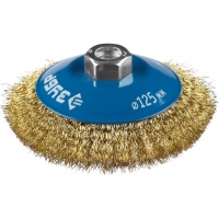 Щетка коническая для УШМ витая 125мм, М14 ЗУБР Арт. 35267-125_z02