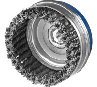 Щетка чашечная усиленная для УШМ витая 100мм, М14 ЗУБР Арт. 35271-100_z02