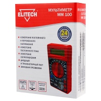 Мультиметр Elitech ММ 100 Арт. ММ 100