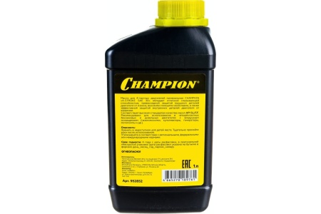 Масло 4-х тактных двигателей возд.охлаж SAE30 Champion минерал 1л 12шт./уп. Арт. 952852