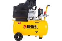 Компрессор воздушный Denzel прям. привод DC1500/24, 1,5 кВт, 24 литра, 220 л/мин Арт. 58160