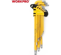 Набор ключей шестигр. удлиненные 9шт TORX WORKPRO Арт. WP222008