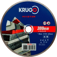 Диск алм KRUGO MASTER 300*32мм ультратонкий сплошной Арт. 81043000249