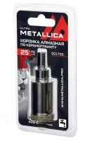 Коронка алм. 25x70мм METALLICA Ultra по керамограниту, плитке Арт. 901786