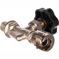 Вентиль байонет (гайка) - 1/2"П блистер 1шт ELITECH Арт. 0704.029800