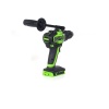 Дрель-шуруповерт акк GREENWORKS GD24DD90 24V Li-Ion 90Нм бесщет.дв. 2 скор. без акк и ЗУ Арт. 3707507