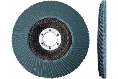 Круг лепестковый Vertextools 125 мм, р120  циркониевый Арт. 13125-120