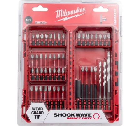 Набор бит MILWAUKEE SHOCKWAVE GEN III 48шт Арт. 4932492005