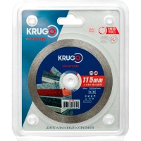 Диск алм KRUGO MASTER К10 115*22.2мм сплошной Арт. 81081150275