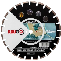 Диск алмазный KRUGO 400*25.4*3.6мм сегментый для асфальта Арт. LAB16A