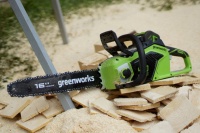 Пила акк. GREENWORKS GD40CS18K4 40V 16" 3/8" 1.1мм 56зв.без акк. и З/У Арт. 2005807