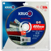 Диск алм KRUGO MASTER 400*25.4мм ультратонкий сплошной Арт. 81084000284