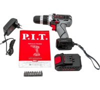 Дрель-шуруповерт акк PIT PSR18-D3 Promo 20V*1.5Ah Li-Ion 30Нм 1акк и ЗУ Арт. PSR18-D3 Promo