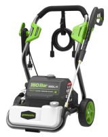 Мойка высокого давления Greenworks GPWG8II Gen 2, 160 бар, 2.8 кВт (сетевая)
