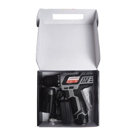 Дрель-шуруповерт акк Интерскол ДА-12ЭР Промо 12V*2.0Ah Li-Ion 28Нм 2 акк. Арт. 434.2.2.20