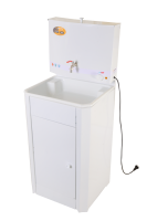 Умывальник дачный с подогревом ЛЮКС ВИХРЬ, пластик, белый