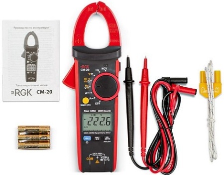 Клещи токоизмерительные RGK CM-20 Арт. 776424
