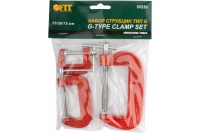 Струбцина тип G мини набор 3 шт.1" 2" 3" FIT Арт. 59230