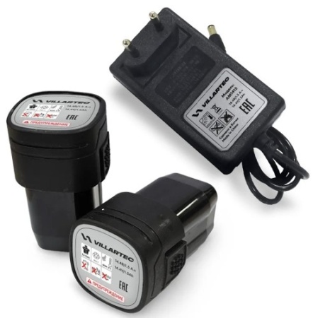 Секатор аккумуляторный VILLARTEC PA1462 14V*1.5Ah Li-Ion, рез 30мм 2 АКК и ЗУ Арт. PA1462