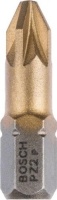 Бита PZ2 25мм BOSCH TIN 3шт/упак. Арт. 2607001593