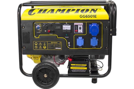 Генератор бенз Champion GG6501E+ATS 5/5.5кВт 220В эл.старт АВР Арт. GG6501E