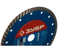 Диск алм ЗУБР 180*22.2мм турбо сегм. сух.мокр. Б Кир. Кер. Г М Арт. 36652-180