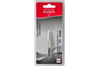 Сверло ступенчатое HSS,9ступеней,ф4-12мм,1шт,хв-6-ти гран 1/4" ELITECH Арт. 1820.049100