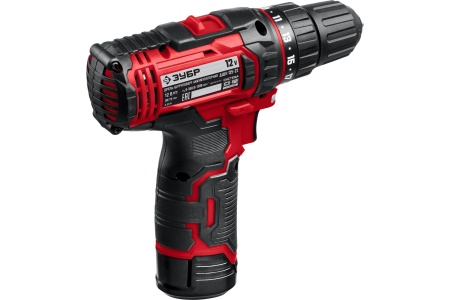 Дрель-шуруповерт акк ЗУБР ДШЛ-125-22 12V*2Ah Li-Ion 30Нм 2АКК ЗУ Арт. ДШЛ-125-22