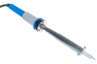 Паяльник ЗУБР 100Вт, в наборе припой + подставка, 2-комп. рукоятка, клин, керамический нагреватель Арт. 55402-100