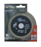 Диск алмазный Trio-Diamond 125*22.2*1.7мм Grand Cut & Grind Турбо, сух/мокр керамогранит Арт. GCG002