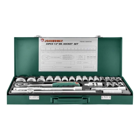Набор головок 1/2" 8-34мм 24 пердм. Jonnesway S04H4724S Арт. 47483