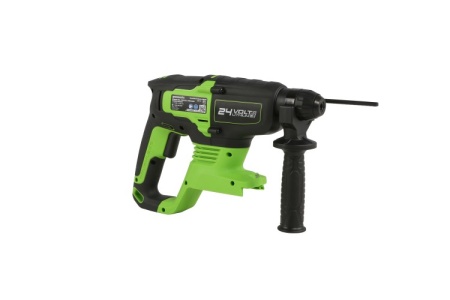 Перфоратор акк GREENWORKS GD24SDS2K4 SDS+ 24V*4Ач Li-Ion 2Дж 3 реж. акк и ЗУ Арт. 3803007UB