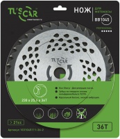 Нож для мотокосы TUSCAR BB0145, Professional, 260x25,4x2,0x2T, Multi Арт. 1030145419-2-2