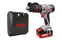 Дрель акк уд CROWN CT21075HMX-4 BMC 20V*4Ah 60Нм 2 акк ЗУ кейс Арт. CT21075HMX-4 BMC