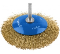 Щетка коническая 100мм, витая со штифтом, для дрелей ЗУБР Арт. 35233-100_z02