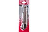 Нож технический 18мм метал.корпус с резин вставкой КУРС FIT Арт. 10172