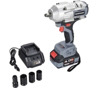Гайковерт аккумуляторный PROFIPOWER T-900N 1/2 18V* 900Нм 4Ah Li-lon акб З/У кейс Арт. E0186M1
