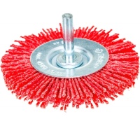 Щетка дисковая 75мм, нейлоновая со штифтом, для дрелей ЗУБР Арт. 35161-075_z02