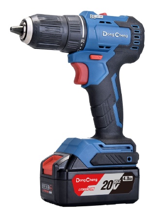 Дрель аккумуляторная уд DongCheng DCJZ2050(TYPE EM) 20V*4Ah 50Нм 2 АКБ ЗУ кейс Арт. DCJZ2050(TYPE EM)