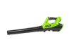 Воздуходув аккумуляторный GREENWORKS G40AB 40V 510 м.куб./ч без АКБ и ЗУ Арт. 2400807