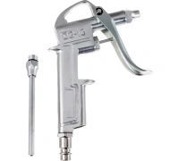 Пистолет продувочный металлический с набором аксессуаров 80мм 350л/мин Pegas pneumatic Арт. 5108