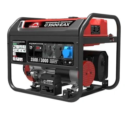 Генератор бенз SUNREKA G3500EAX 3/3,5кВт 220В эл.старт Арт. 211002